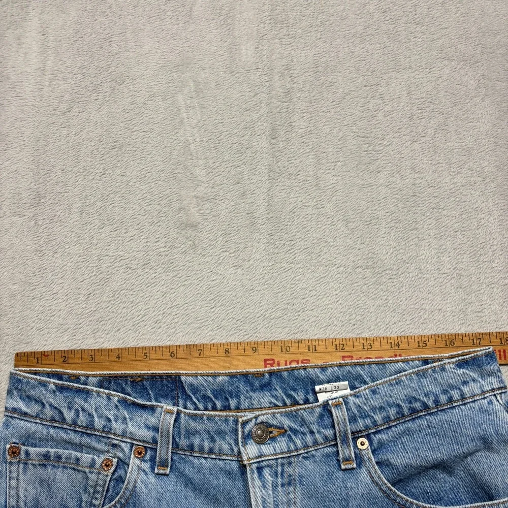 Vintage Levi's 550 Relaxed Fit USA Denim Jeans 36x33 (Fits 34x33) Red Tab 90's